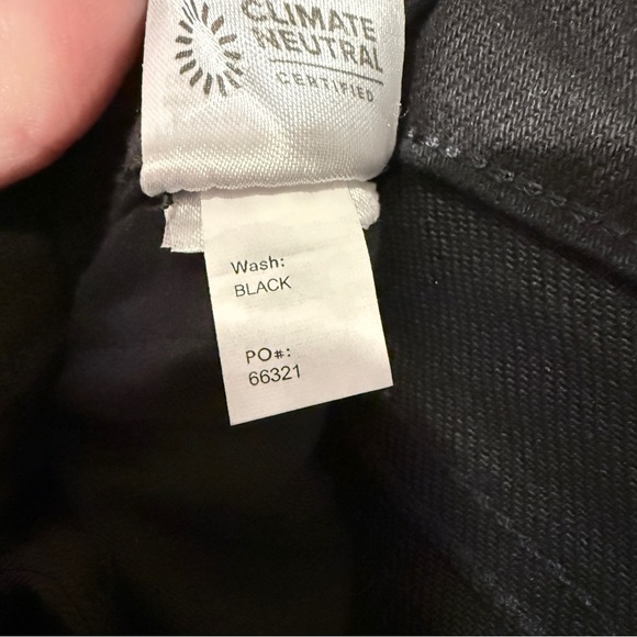 Reformation Wilder Stretch High Rise Wide Leg Jeans NWT in Black Size 32 - Picture 7 of 7